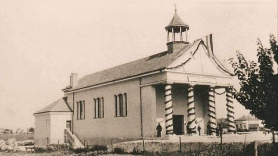 Crkva sv. Obitelji u Držićevoj, neposredno nakon izgradnje 1936. godine